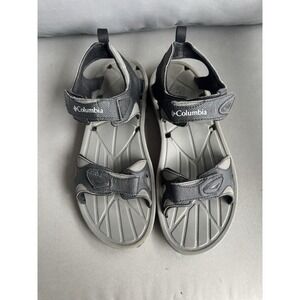 Columbia Techsun Vent Sport Sandals Men's Size 11 Gray Black‎ Adjustable Strap